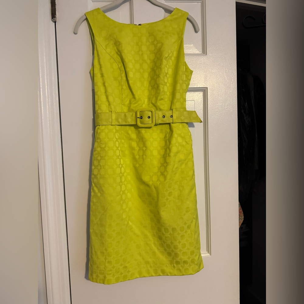 Banana Republic Lime Green Mini Dress